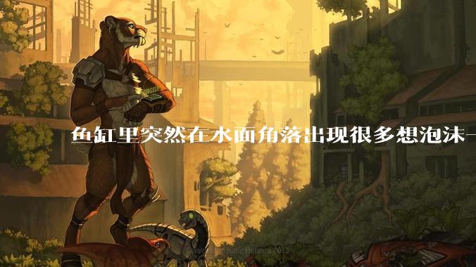 鱼缸里突然在水面角落出现很多想泡沫一样的气泡是怎么回事？