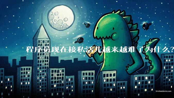 程序员现在接私活儿越来越难了为什么？